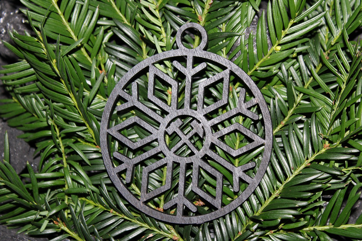 Weihnachtsbaumschmuck Schneeflocke